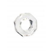 Прозрачное эрекционное кольцо в форме гайки - Sex Expert - в Энгельсе купить с доставкой