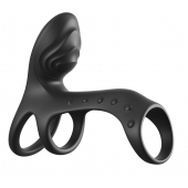 Черная насадка на пенис Ultimate Couples Cage Pro - Pipedream - в Энгельсе купить с доставкой