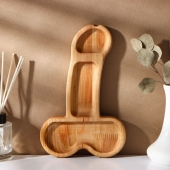 Деревянное блюдо для подачи в форме члена (25 х 16,5 х 1,7 см) - Сима-Ленд - купить с доставкой в Энгельсе