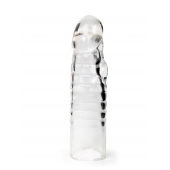 Прозрачная закрытая насадка на член - 15 см. - Sex Expert - в Энгельсе купить с доставкой