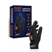 Черная виброперчатка для массажа Fuzu на левую руку - Fuzu