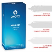 Презервативы OKOTO Mega Mix - 18 шт. - Sitabella - купить с доставкой в Энгельсе