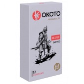 Точечные презервативы OKOTO Dotted - 12 шт. - Sitabella - купить с доставкой в Энгельсе