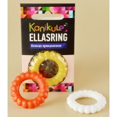 Цветное рельефное эрекционное кольцо Ellasring - Sitabella - в Энгельсе купить с доставкой