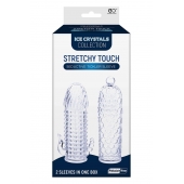 Набор из 2 прозрачных насадок на член Seductive Tickler Sleeves Set - NMC - в Энгельсе купить с доставкой