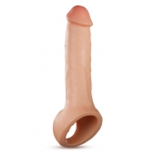 Телесная насадка-удлинитель Thrive 8.75 Inch Realistic Penis Extender Sleeve - 22,2 см. - Blush Novelties - в Энгельсе купить с доставкой