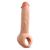 Телесная насадка-удлинитель Thrive 8.75 Inch Realistic Penis Extender Sleeve - 22,2 см. - Blush Novelties - в Энгельсе купить с доставкой