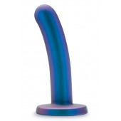 Синяя насадка с гладкой поверхностью Surrender 5.75 Inch Intermediate Pegging Dildo - 14,6 см. - Blush Novelties - купить с доставкой в Энгельсе