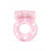 Розовое эрекционное виброкольцо с бабочкой - 1137 - в Энгельсе купить с доставкой