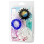 Набор из 3 эрекционных колец разного цвета и рельефа - Boys of Toys - в Энгельсе купить с доставкой