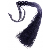 Черная силиконовая плетка - 25,4 см. - Boys of Toys - купить с доставкой в Энгельсе