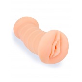 Телесный двусторонний мастурбатор с вибропулей и эрекционными кольцами в комплекте - Sexy Girl - в Энгельсе купить с доставкой