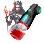 Интерактивный мастурбатор Raven с вакуумом, вибрацией и подсветкой - Shots Media BV - в Энгельсе купить с доставкой