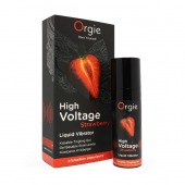 Жидкий вибратор Orgie High Voltage Strawberry - 15 мл. - ORGIE - купить с доставкой в Энгельсе