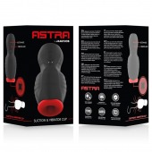 Черно-красный мастурбатор с вибрацией и всасыванием - JAMYJOB - в Энгельсе купить с доставкой