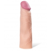 Реалистичная насадка с ярко выраженной головкой - 16,5 см. - A-toys - в Энгельсе купить с доставкой