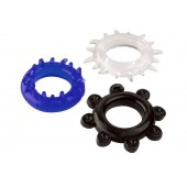 Набор из 3 разноцветных эрекционных колец - A-toys - в Энгельсе купить с доставкой