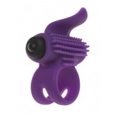 Эрекционное кольцо с подхватом мошонки и стимуляцией клитора Bullet Lastic Ring - Adrien Lastic - в Энгельсе купить с доставкой