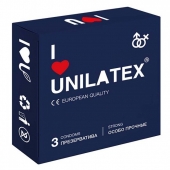 Ультрапрочные презервативы Unilatex Extra Strong - 3 шт. - Unilatex - купить с доставкой в Энгельсе