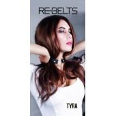 Чёрный кожаный чокер-кляп Tyra Black - Rebelts - купить с доставкой в Энгельсе