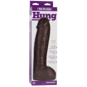 Большая насадка для трусиков Vac-U-Lock Realistic Hung - 31,7 см. - Doc Johnson - купить с доставкой в Энгельсе