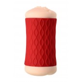 Двухсторонний мастурбатор JOS  NADIN в красном цилиндре - JOS - в Энгельсе купить с доставкой