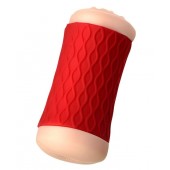 Двухсторонний мастурбатор JOS  NADIN в красном цилиндре - JOS - в Энгельсе купить с доставкой