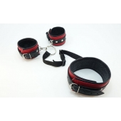 Кожаный БДСМ-набор - БДСМ Арсенал - купить с доставкой в Энгельсе