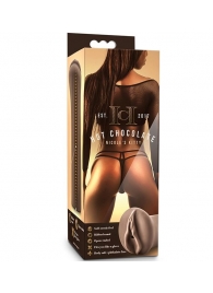 Коричневый мастубратор-вагина Nicole s Kitty - Blush Novelties - в Энгельсе купить с доставкой