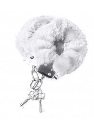Наручники с белой меховой опушкой - ToyFa - купить с доставкой в Энгельсе
