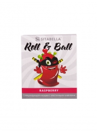 Стимулирующий презерватив-насадка Roll   Ball Raspberry - Sitabella - купить с доставкой в Энгельсе