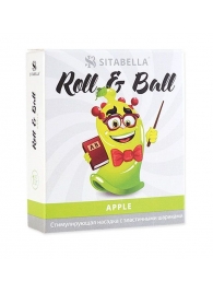 Стимулирующий презерватив-насадка Roll   Ball Apple - Sitabella - купить с доставкой в Энгельсе