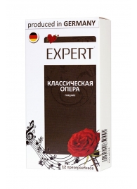 Гладкие презервативы Expert  Классическая опера  - 12 шт. - Expert - купить с доставкой в Энгельсе