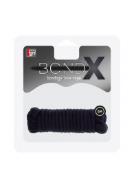 Чёрная веревка для связывания BONDX LOVE ROPE - 5 м. - Dream Toys - купить с доставкой в Энгельсе