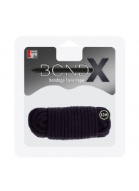 Черная веревка для связывания BONDX LOVE ROPE - 10 м. - Dream Toys - купить с доставкой в Энгельсе