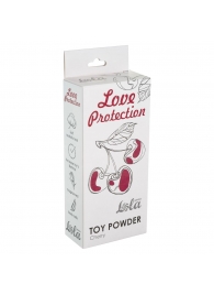 Пудра для игрушек Love Protection с ароматом вишни - 30 гр. - Lola Games - купить с доставкой в Энгельсе