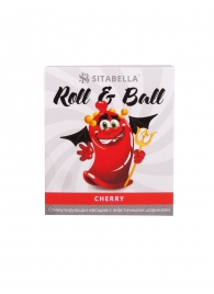 Стимулирующий презерватив-насадка Roll   Ball Cherry - Sitabella - купить с доставкой в Энгельсе