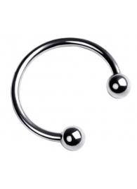 Серебристая подкова на головку пениса - ToyFa - купить с доставкой в Энгельсе