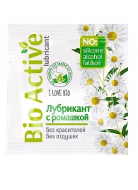 Пробник лубриканта на водной основе Bio Active - 3 гр. - Биоритм - купить с доставкой в Энгельсе