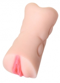 Телесный двусторонний мастурбатор Rich Fruit - вагина и анус - ToyFa - в Энгельсе купить с доставкой