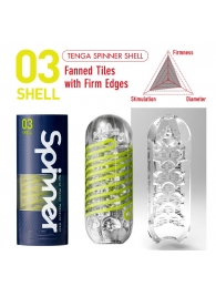 Мастурбатор SPINNER Shell - Tenga - в Энгельсе купить с доставкой