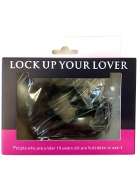 Черные меховые наручники Love с ключиками - Baile - купить с доставкой в Энгельсе