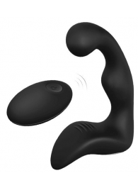 Черный вибромассажер простаты REMOTE BOOTY PLEASER - Dream Toys - в Энгельсе купить с доставкой