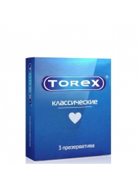 Гладкие презервативы Torex  Классические  - 3 шт. - Torex - купить с доставкой в Энгельсе