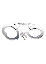Металлические наручники Beginner s Metal Cuffs - Pipedream - купить с доставкой в Энгельсе