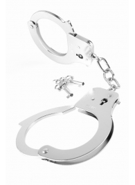 Металлические серебристые наручники Designer Metal Handcuffs - Pipedream - купить с доставкой в Энгельсе