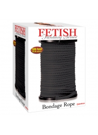 Черная веревка для связывания Bondage Rope - 60,9 м. - Pipedream - купить с доставкой в Энгельсе