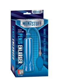 Синяя вакуумная помпа MENZSTUFF PENIS ENLARGER - Dream Toys - в Энгельсе купить с доставкой