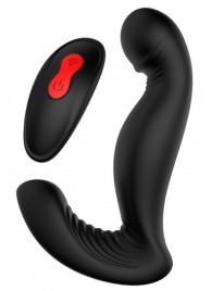 Черный вибромассажер простаты SWIRLING P-PLEASER - Dream Toys - в Энгельсе купить с доставкой