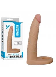 Телесная насадка-фаллоимитатор для двойного проникновения - 17 см. - Lovetoy - купить с доставкой в Энгельсе